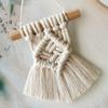 Bohemia Handwoven Macrame Tapestry with Tassels Bedroom Living Room Hanging Decorations Farmhouse Decoration Accessories
