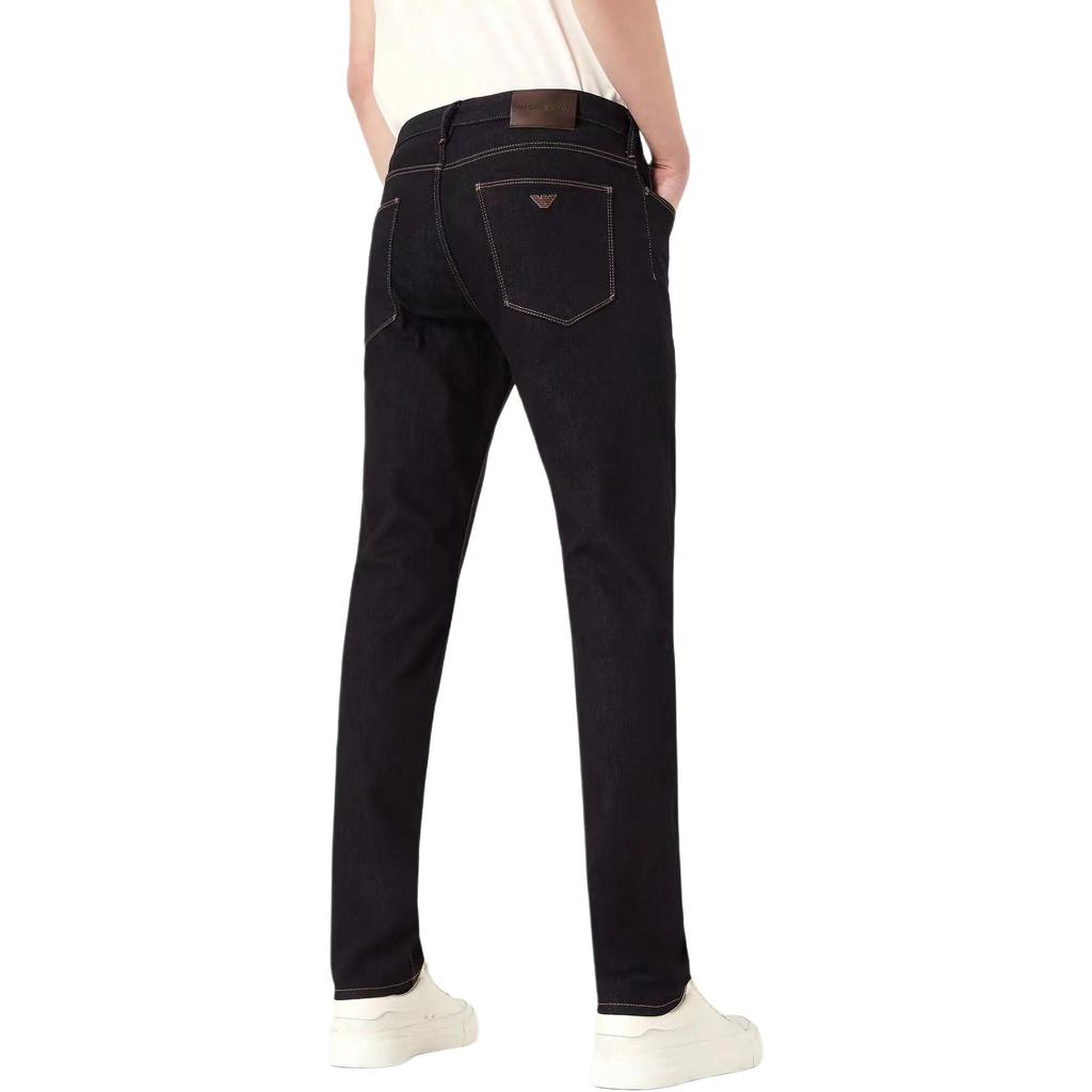 Emporio Armani Logo Plaque Skinny Jeans 8N1J06-1G0LZ-0941