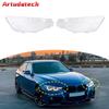 Artudatech 2PCS Xenon Headlight Headlamp Clear Lens Cover For BMW 3 Series F30 2016-2018 Car Accessories 2017