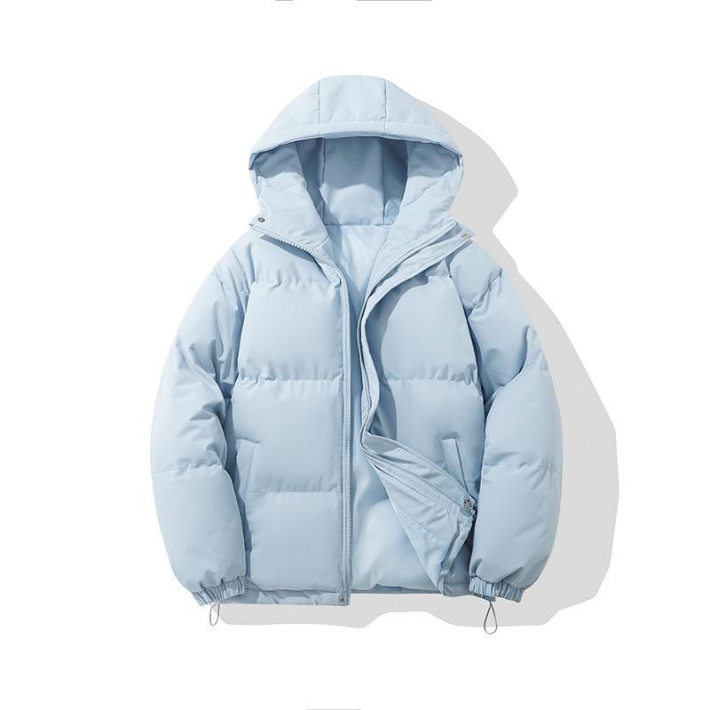 

Men s 2025 Winter Cotton Jacket: Thick, Warm, and Cold-Resistant Coat M світло-синій колір