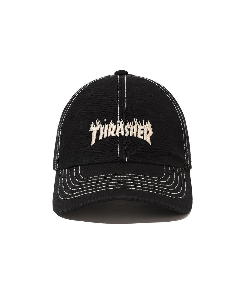 Treasure Flame Stitch Logo Ball Cap Black