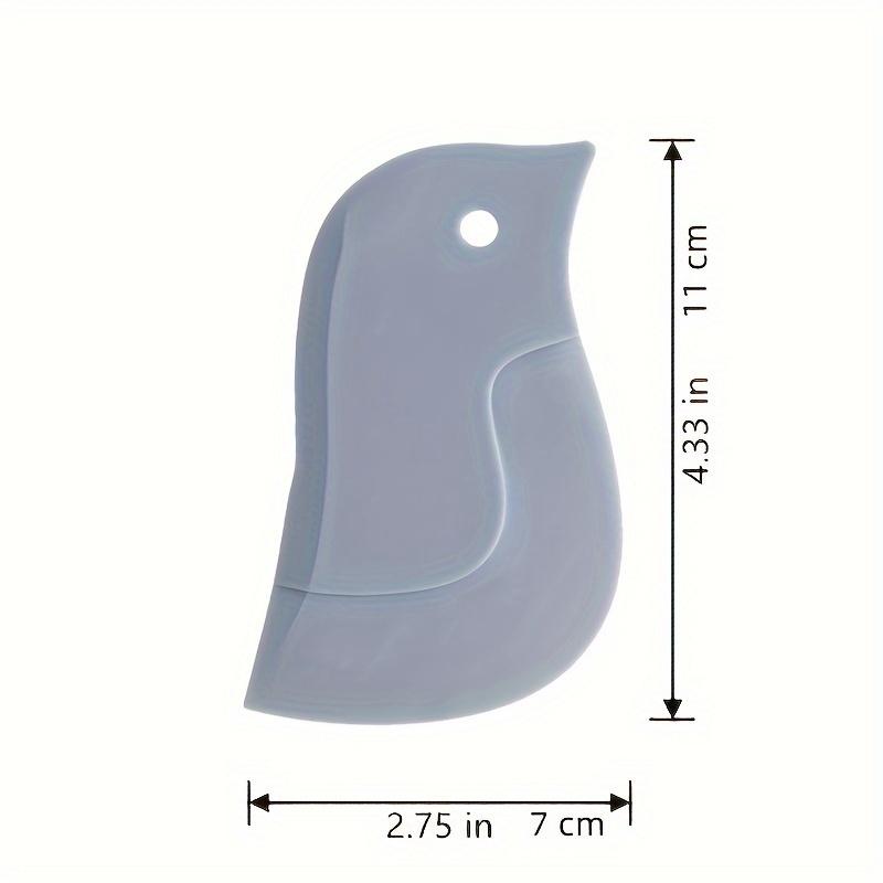 Penguin-Shaped Soft Scraper Versatile Kitchen Cleaning Tool for Grease & Baking, Multi-Purpose