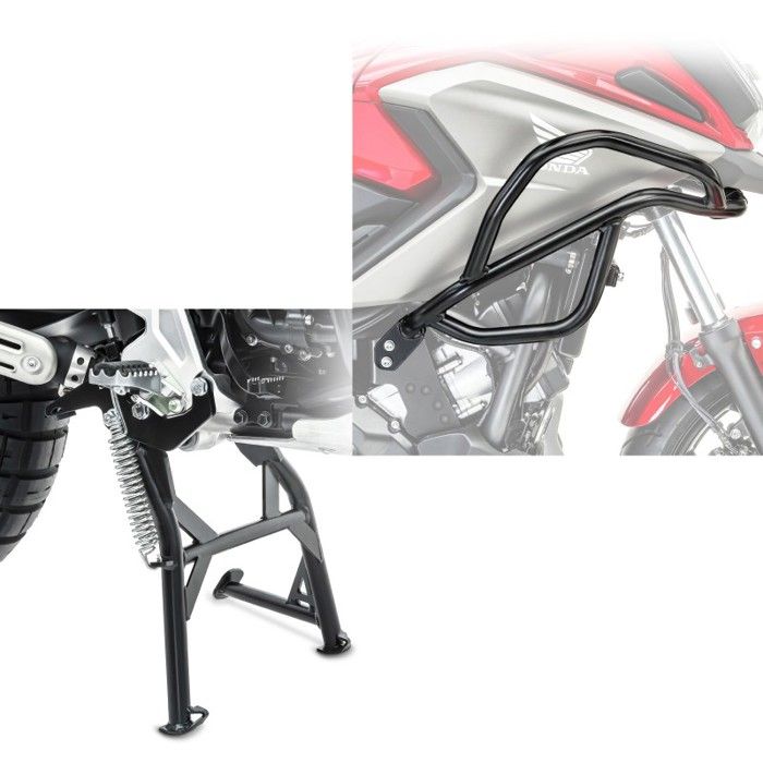 Pare carter haut + Béquille Central Set pour Honda NC 700 X 12-13