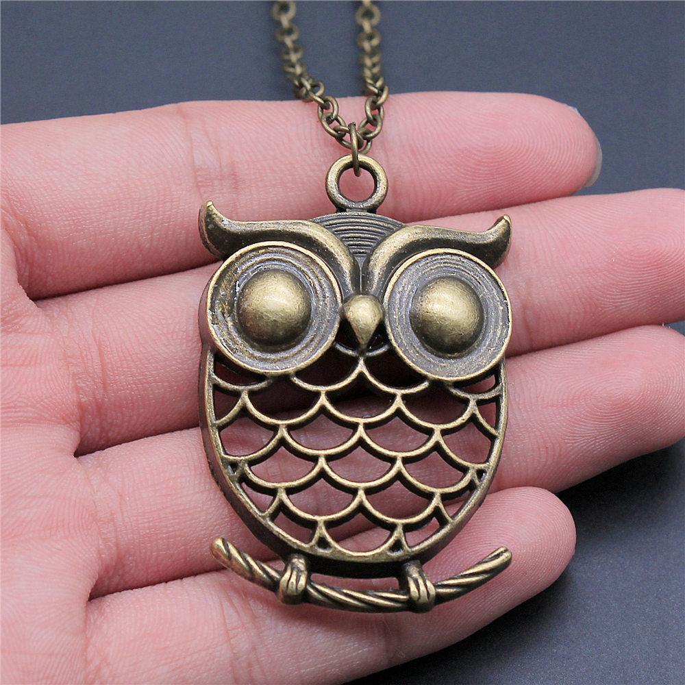 45cm Or 70cm Long Chain Necklace Bird Vintage Jewelry Supplies QN009