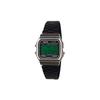 Casio Relógio personalizado série modificada à prova d'água moda tendência retrô pequeno quadrado F-91WM-7A modificado-pupila esmeralda F-91WM-7A