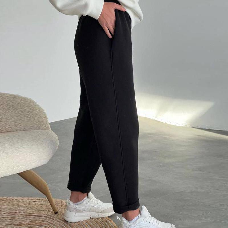 Женские повседневные свободные однотонные толстовки с капюшоном — фото 11