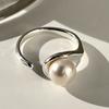 Open Design Stylish Pearl Ring For Women With Modern Aesthetic And Versatile Appeal Fashion