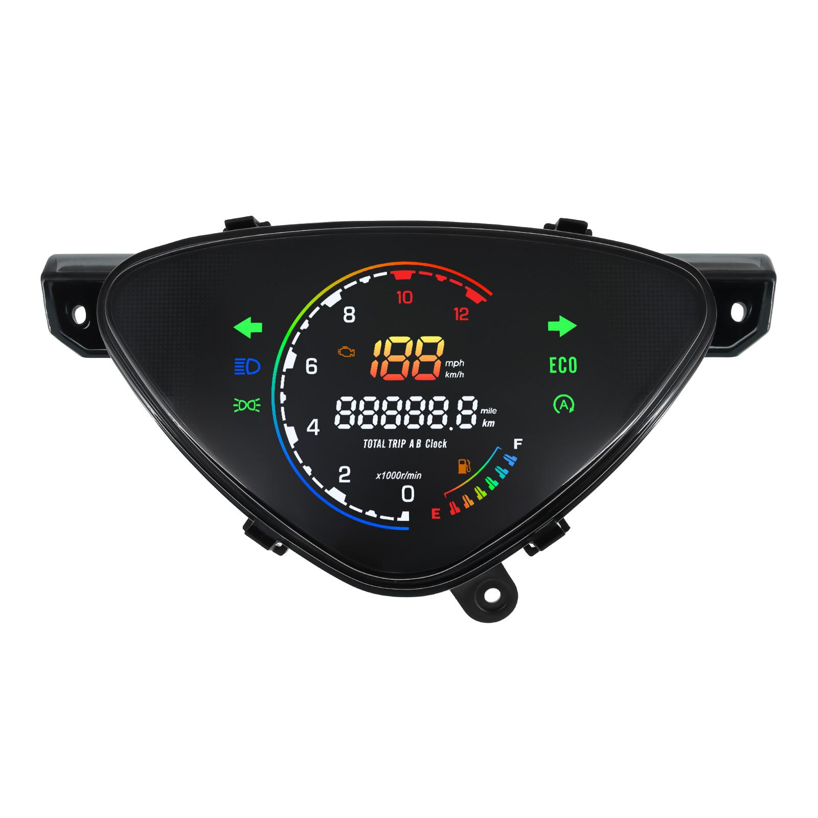 

Мотоциклетный прибор для Yamaha mio100 sporty Motor Dashboard 0-12000 об/мин цифровой спидометр тахометр указатель уровня масла указатель поворота