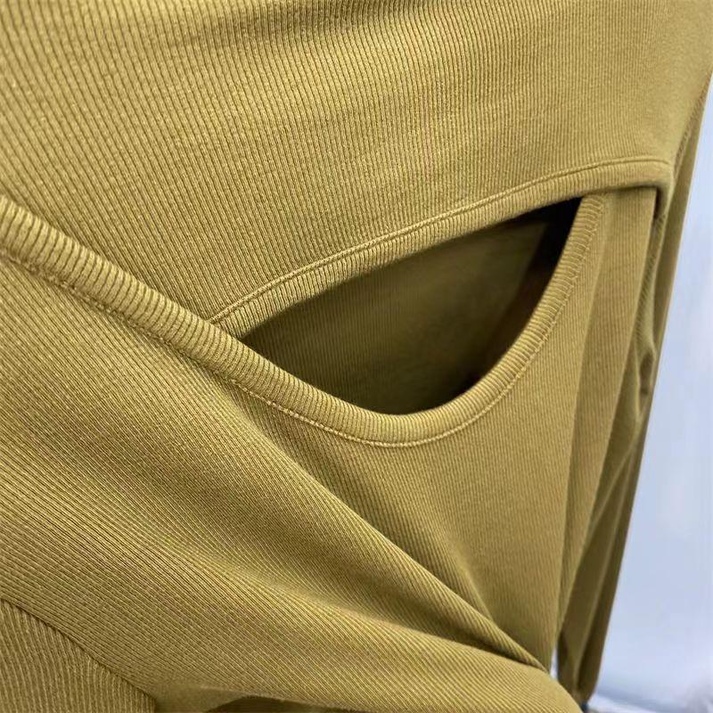 Frauen Herbst Winter High Neck Solide ColoLong Ärmel Stricken Pullover Inneren Schlanke Bodenbildung Tops