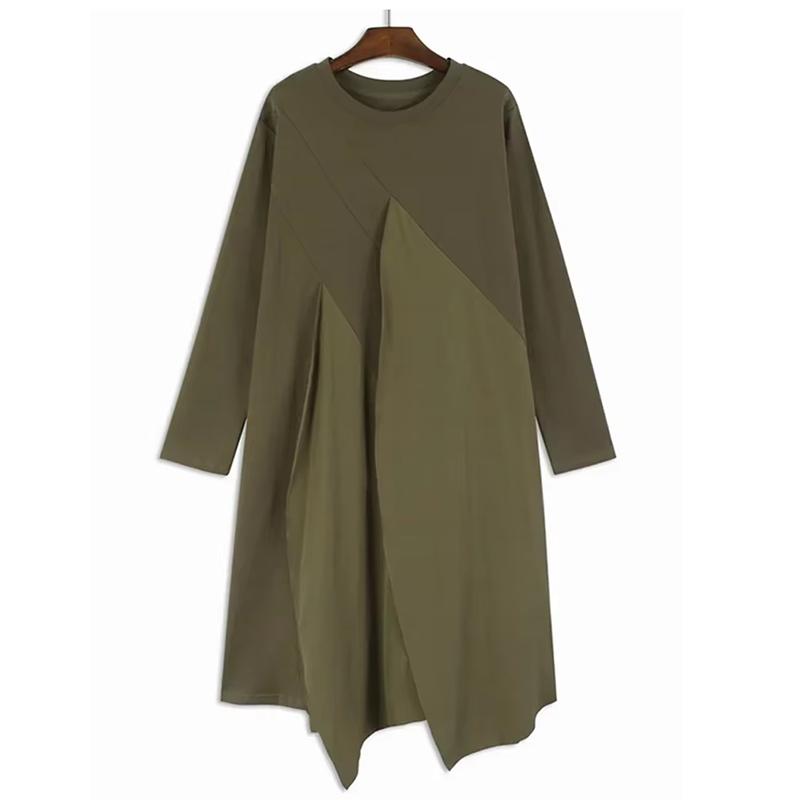 

XITAO Gauze Patchwork Pocket Dress GJ1098 One Size дубильная кора