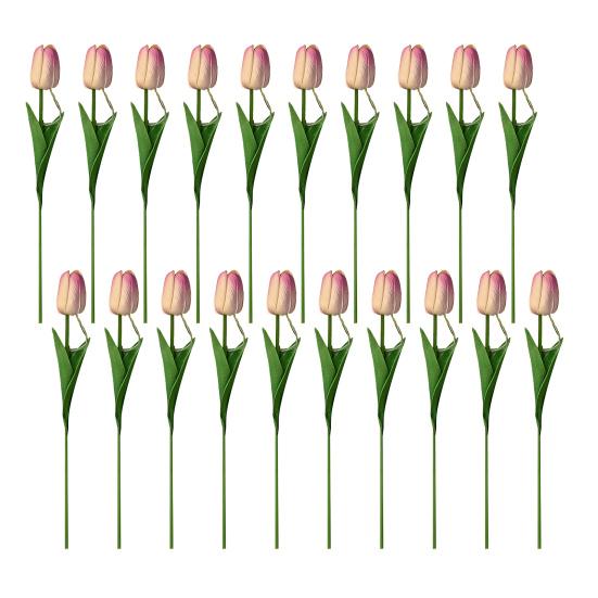 Yousheng Tulip Night Light Bouquet, Glowing Artificial Flowers with Petals, Handheld LED Lamp for Home Bedroom Decor, Valentine's Day Gift for Women