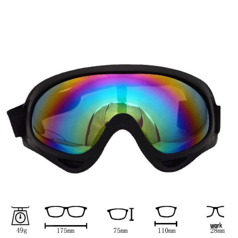 Wielofunkcyjne wiatroodporne gogle do sportów śnieżnych, motocyklizmu i dla zwierząt
