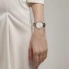 Casio SHEEN Quartz Movement Stainless Steel Strap Japanese and Korean Watch Women's Watch Silver Dial SHE-3069SPG-7A
