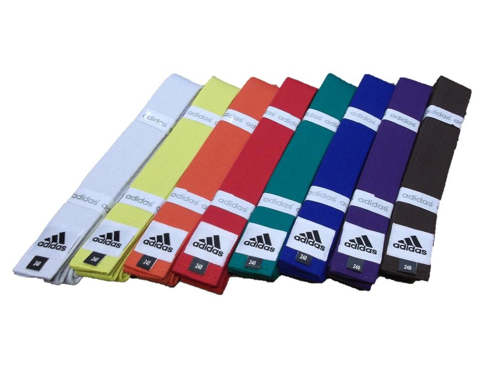 Adidas Colored Belt Size (Club Model) (Orange Belt, 3/240cm)