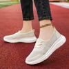Women's Casual Mesh Slip-On Shoes Lightweight Breathable Walking Sneakers with Flexible Sole Comfortable Fit for Everyday Wear