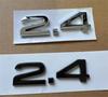 1X ABS Chrom Glänzend Schwarz 2.4 3.2 4.2 Buchstaben Auto Kofferraum Emblem Abzeichen Aufkleber Für A4 B7 TT Q5 Q7 A6 S6 S5 S4 RS5 Zubehör