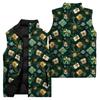 Ladies' Casual And Fashionable Sleeveless Vest Christmas Printed Cotton Jacket