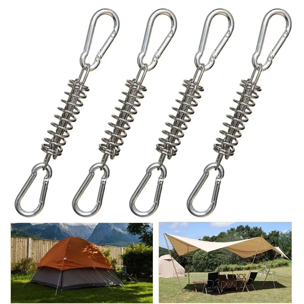 Hohe Elastizität Spanner Befestigungshaken mit Karabinerhaken Zeltspanner Camping