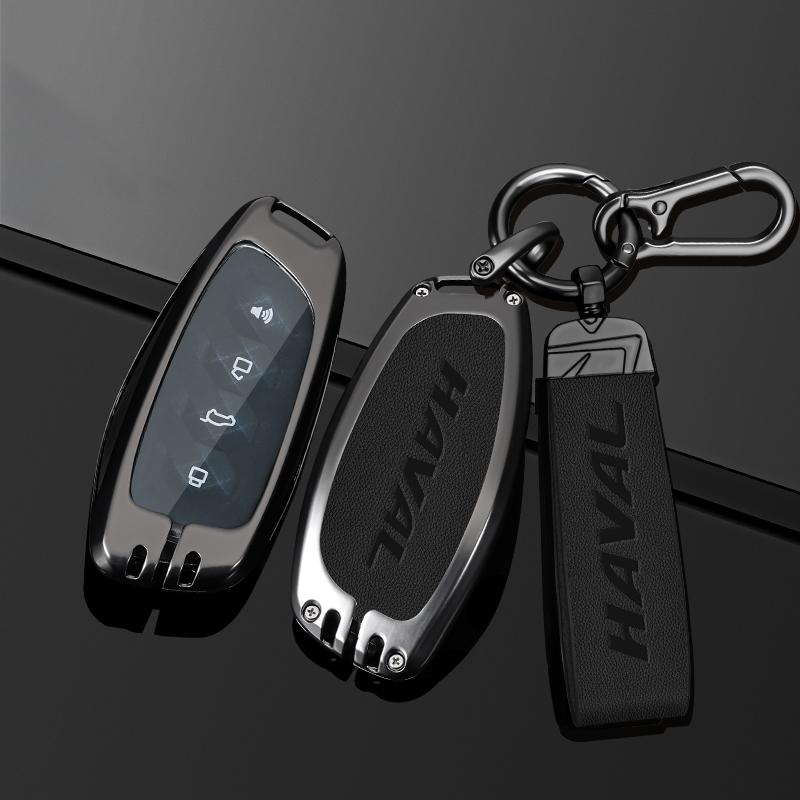 Zinc Alloy New Leather Car Key Case Cover for Great Wall Haval/Hover H1 H6 H7 H4 H9 F5 F7 H2S Car-covers Shell Auto Accessories