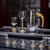 OLOEY Gold Foil Baijiu Decanter & Glass Set with Deer Rack