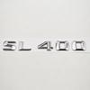 3D ABS Car Letters Badge Sticker Rear Trunk Logo SL350 SL400 SL500 Emblem For Mercedes Benz SL350 SL400 SL500 R230 R231 R129 RL2
