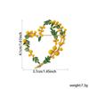 2-color Fruits Heart Brooches Love Party Plant Brooch Beautiful Mimosa Brooch  Suit Accessories