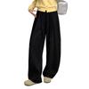 Women's Fashionable Loose Fleece Lined Trousers