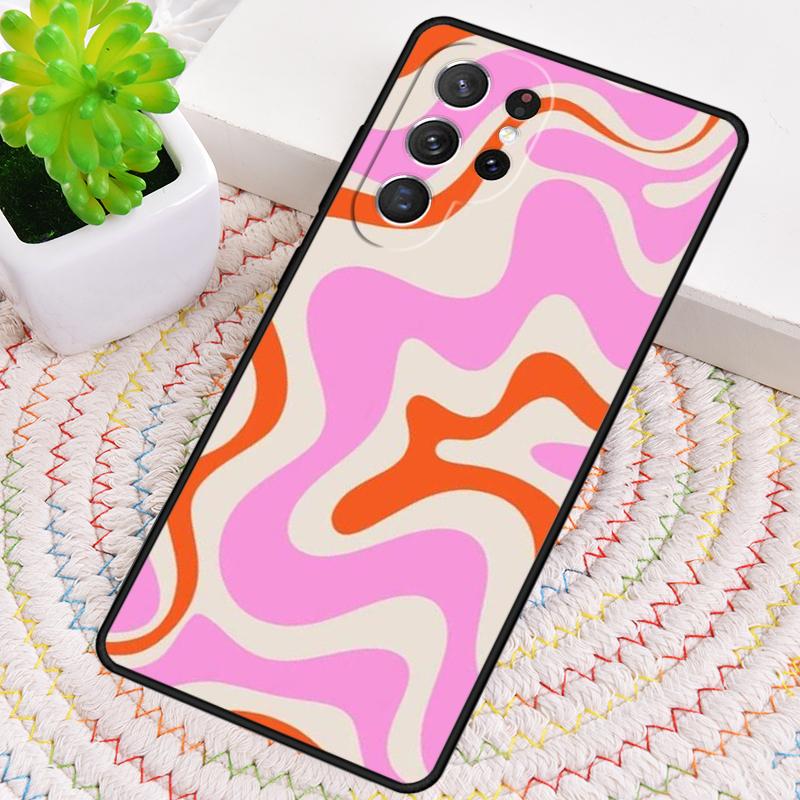 Liquid Swirl Abstract Beige Sage Green soft Phone Case For Samsung Galaxy note 10 pro S26 S25 S24 S23 S22 S21 Plus Ultra Cover
