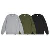 Mens Casual Tracksuit Set Solid Color Crew Neck Pullover Sweatshirt Pants Loose Fit Youth Streetwear