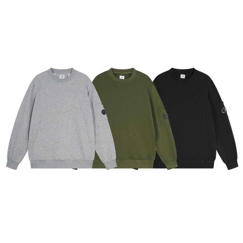Mens Casual Tracksuit Set Solid Color Crew Neck Pullover Sweatshirt Pants Loose Fit Youth Streetwear