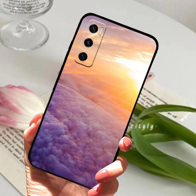 Do etui Vivo Y70 4G Y70 2020 Uroczy Kreskówkowy Odporny na Wstrząsy Silikonowy TPU Miękki Pokrowiec na Telefon Do VIVO V20 SE Telefon Zderzak Ochronny Torby