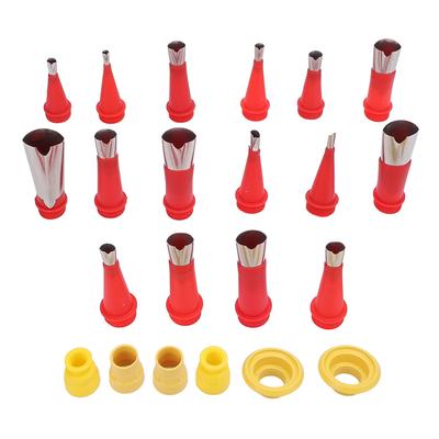 Caulking Finisher Nozzle V Shape Stainless Steel Integrated Reusable Anti Clogging Multiple