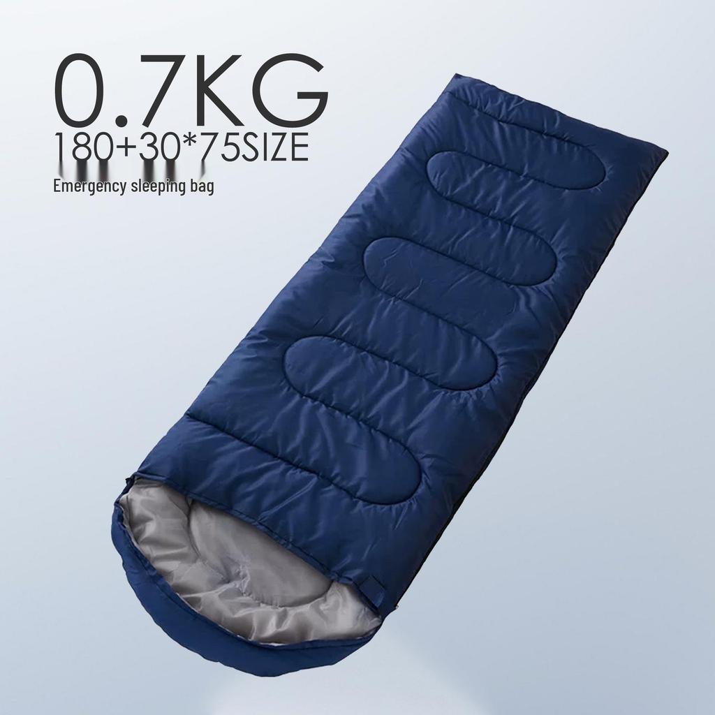 Portable Thickened Warm Polyester Sleeping Bag for Outdoor Use In Spring and Autumn