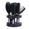 5Pcs Anti-Static Cushion Comb Brush Salon Home Hair Styling Set with Mirror