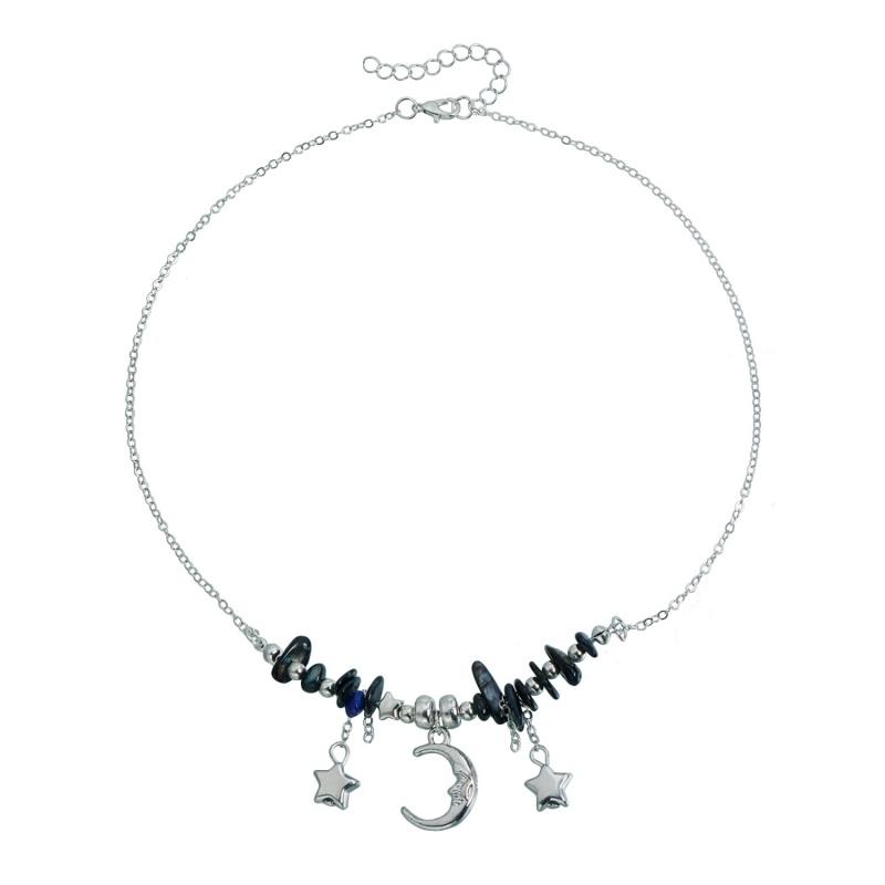 2026 New Moon-shaped Tassel Necklace For Women Fashion INS Style Dainty Clavicle Chain Casual Daily Zircon