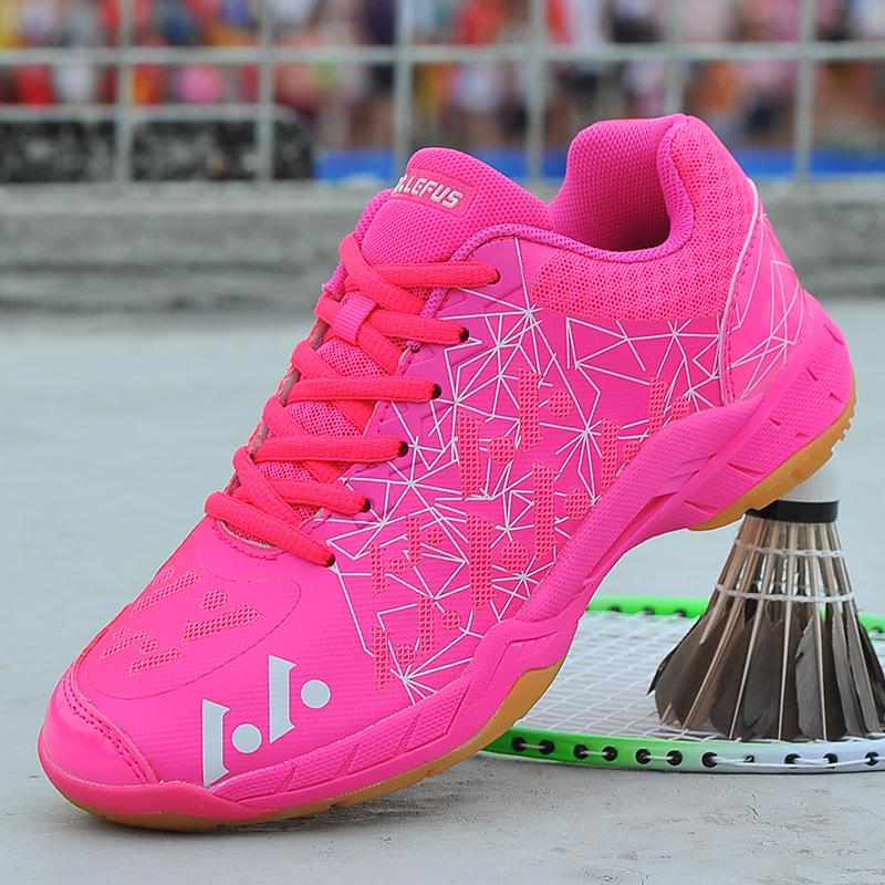 New Light Sport Badminton Shoes Men's and Women's Training Shoes Student LEFUS  Badminton Tennis Shoes