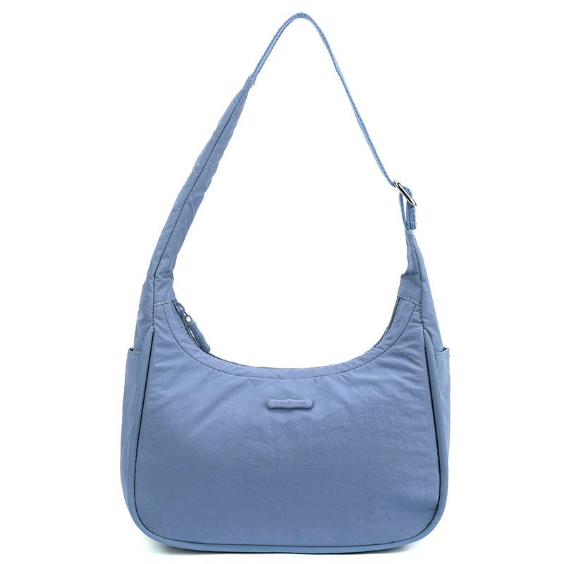New Women's Simple and Versatile Solid Color Shoulder Bag Daily Commute To Work Armpit Bag