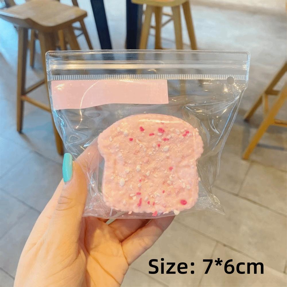 Super Thick Texture Squeeze Toys Toast Cake Desktop Ornaments Stress Relief Toys  Gift Giving