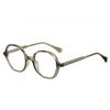 New TR90 Full-frame Glasses Frame Japanese Plate Pin Round Glasses Retro Thick Border Blue Flat Mirror