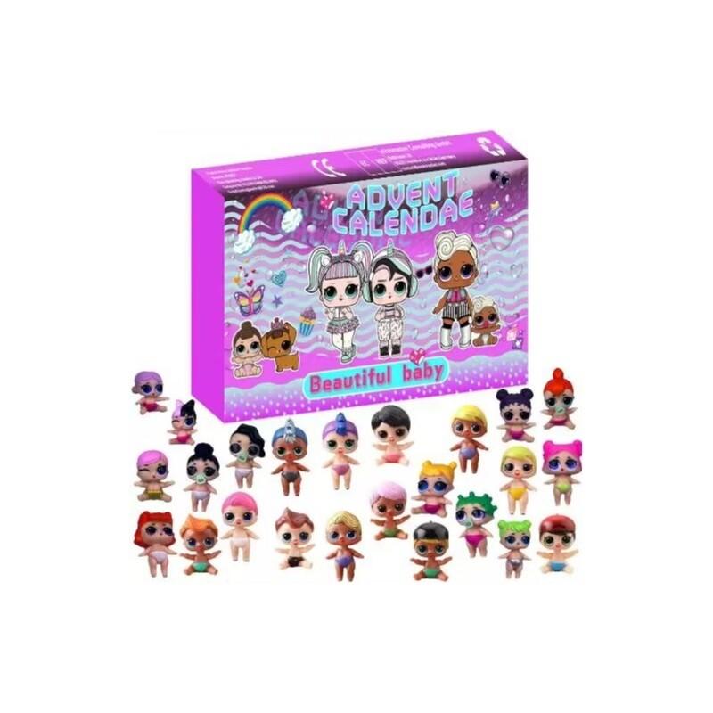 New Festive Christmas 24 Day Countdown Blind Box Advent Calendar Gift For Kids