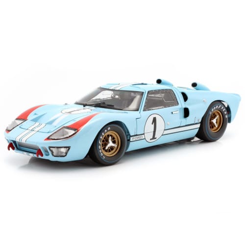 

1966 Ford GT-40 MK 2 Blue 1 1/18 by Shelby Collectibles SC411