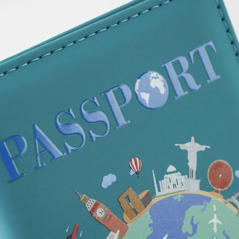 2026 UV Color Print Global Passport Cover Plane Ticket Holder Passport Holder Id Card Holder Passport Covers Travel Accessories