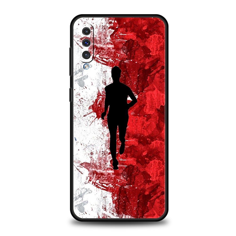 

Phone Case For Samsung A56 A36 A26 A24 A12 A14 A16 A50 A70 A20E A22 A40 A34 A54 A42 A52 5G A04s A06 Cover Run marathon Running Galaxy A04s