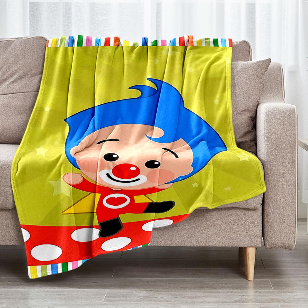 Plim Plim Theme Printed Blanket - Perfect for Couch, Bed, Travel & Outdoor Use | Machine Washable, Cozy & Durable.