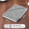 A5 Sheepskin Soft Leather Notebook – Customizable, Logo Printable, Thick Business Office Design