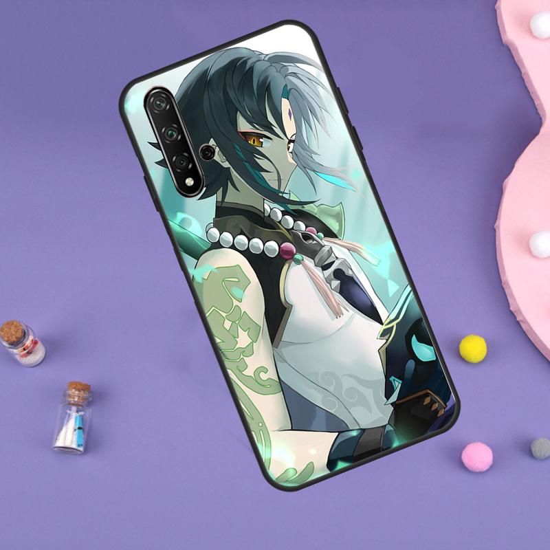Genshin Impact Xiao For Huawei Nova 7i 8i 11i 12i 12s 9 10 SE Y60 Y61 Y70 Y72 Y73 Y90 Y91 P20 P40 P30 Lite Case