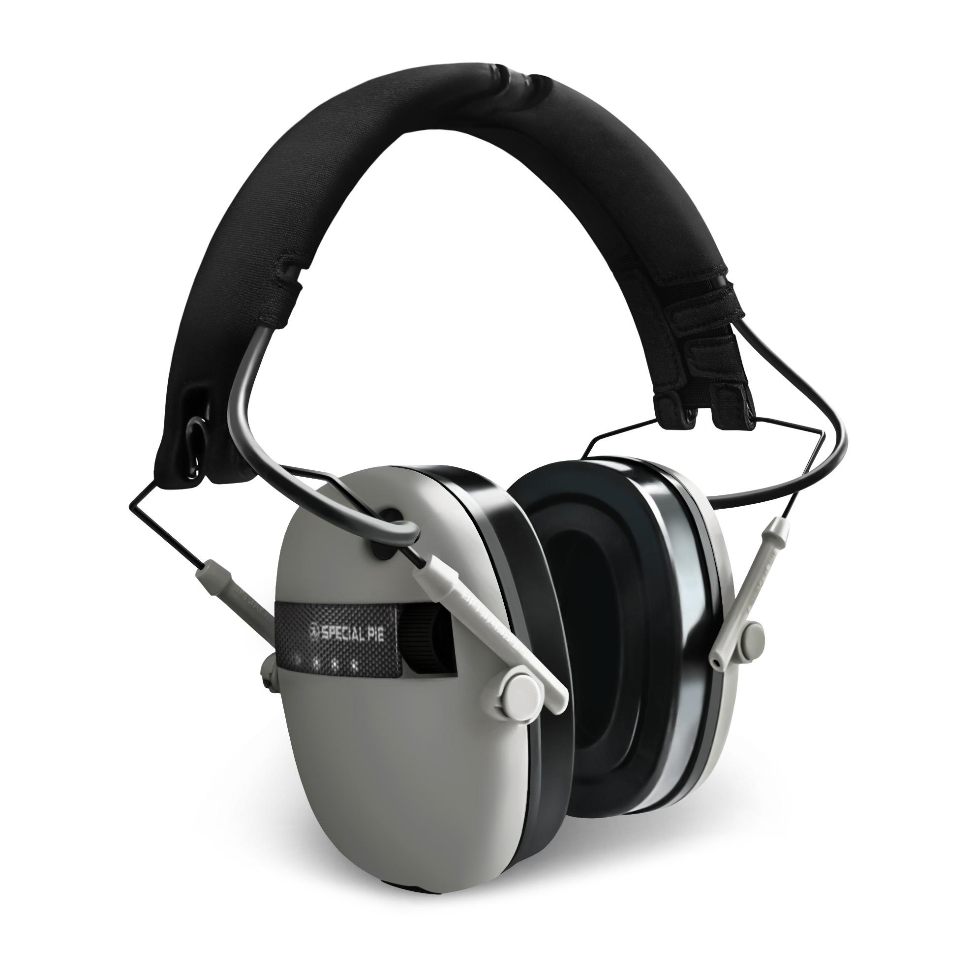Hearing Protection Electronic Protective Earmuffs Shooting Ear Muffs Tactical Shooting Headphone (Grey,27dB) серый