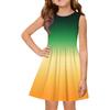 Sommer-Prinzessinnenkleid für Mädchen - A-Linien-Weste mit eingesetztem Rock