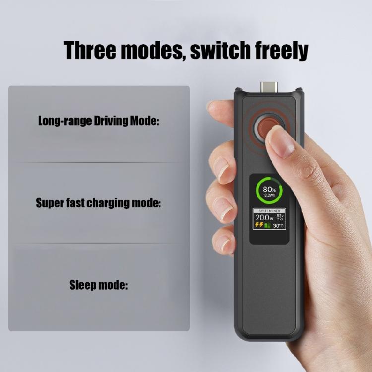 High Capacity Camera Handle for Pocket 3 With Real Time LED Power Monitoring And Rapid Recharge Capability