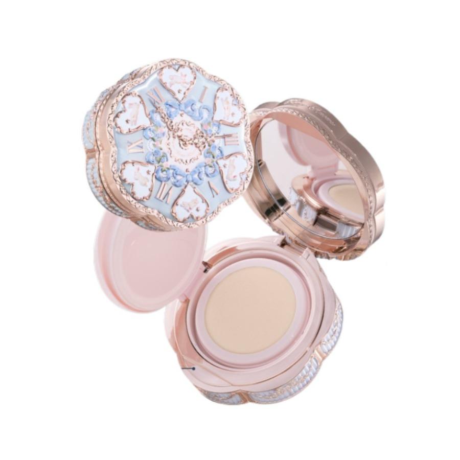 Flower Knows Make-up Base Garden Air Cushion Foundation CC Cream Hautfreundlicher Concealer Make-up Feuchtigkeitsspendend Natürliche Abdeckung